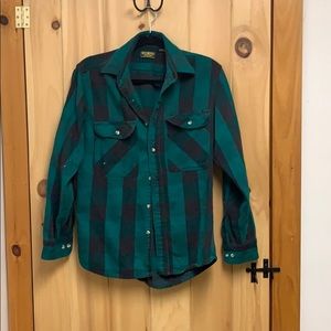 Green OshKosh Vintage Flannel